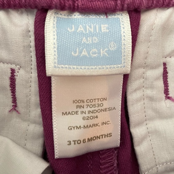 KIDS: Janie & Jack Purple Shorts - Picture 4 of 5